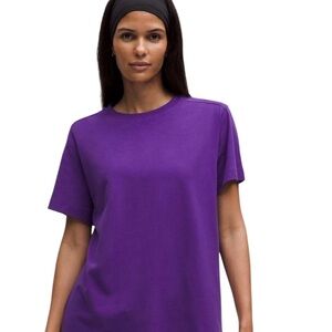 Lululemon Athletica Deep Purple Tee.